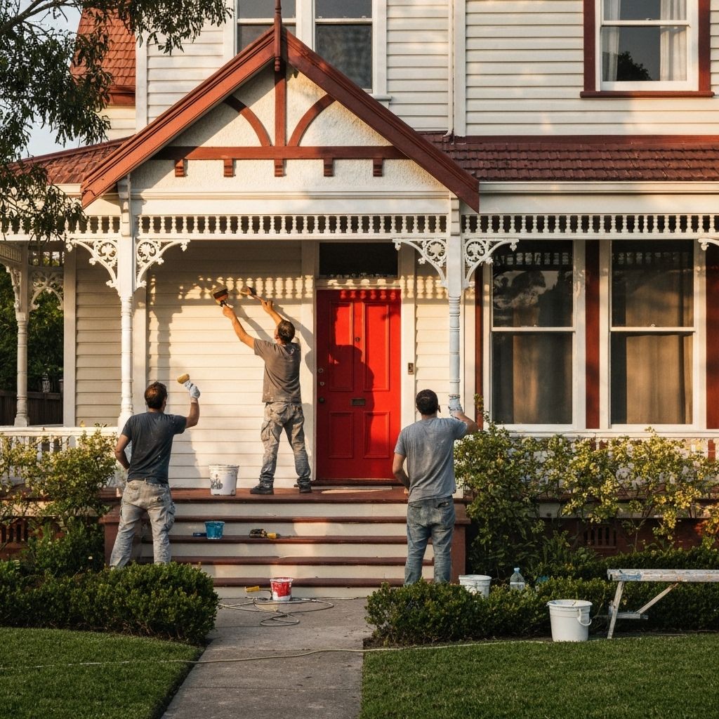 Exterior painting project